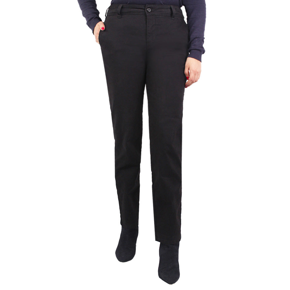 Pantalón Dril Tiro Alto Para Mujer Lec Lee