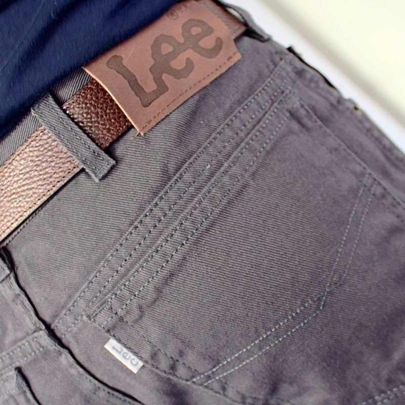 Pantalón En Dril Básico Para Hombre Gris1