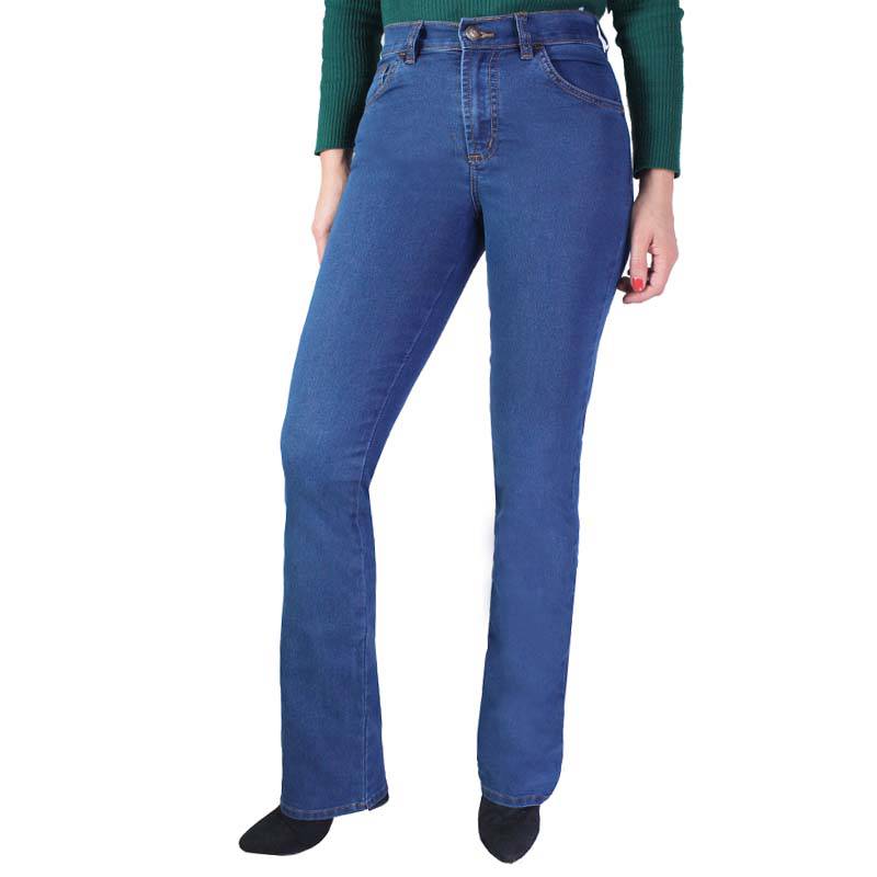 Pantalon jean para mujer clásico / color: negro (lee collection)