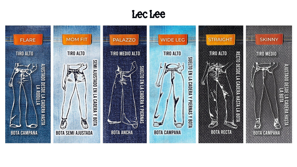 Guía definitiva de los diferentes tipos de corte de jeans