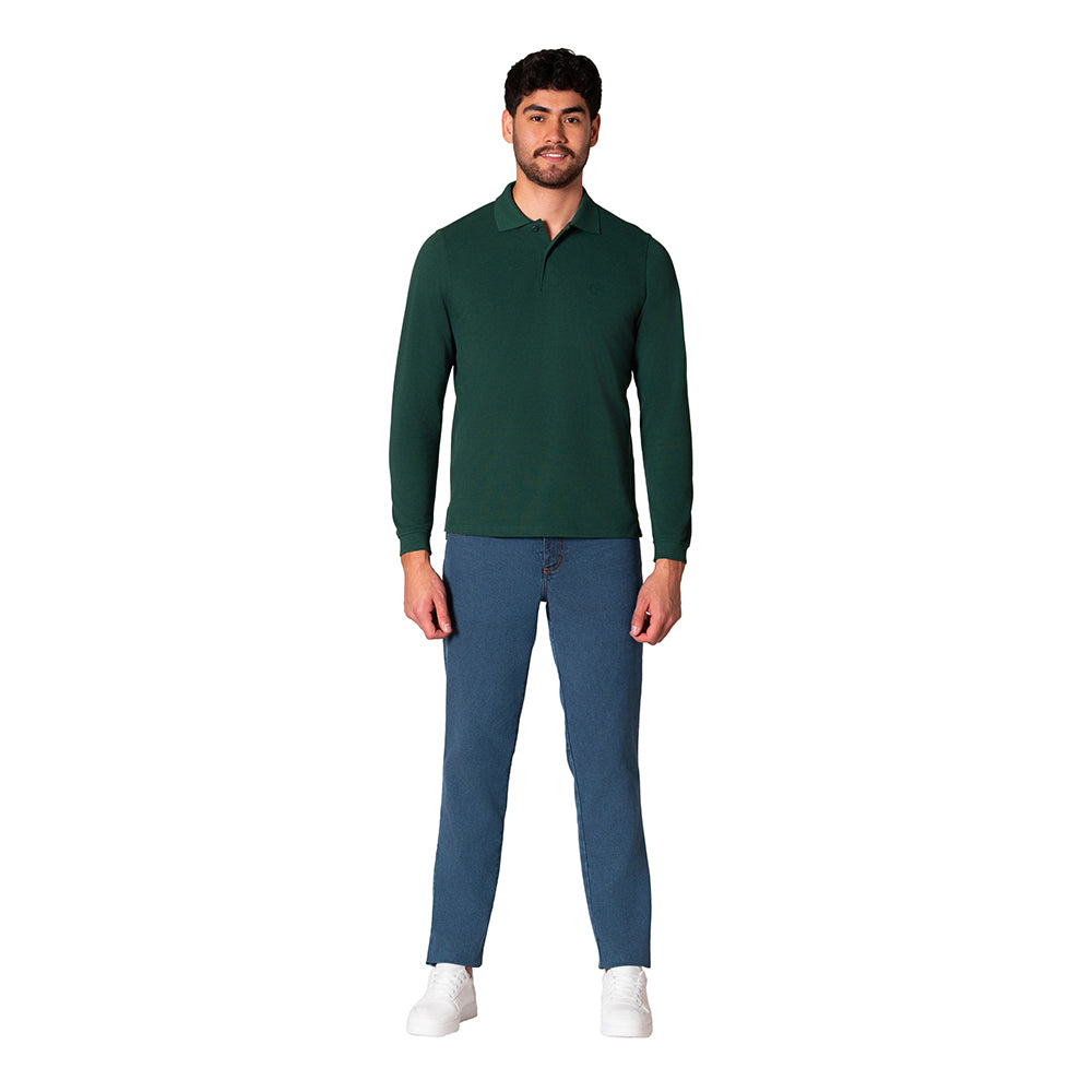 Camiseta Polo 304 Hombre  Lec Lee - Verde