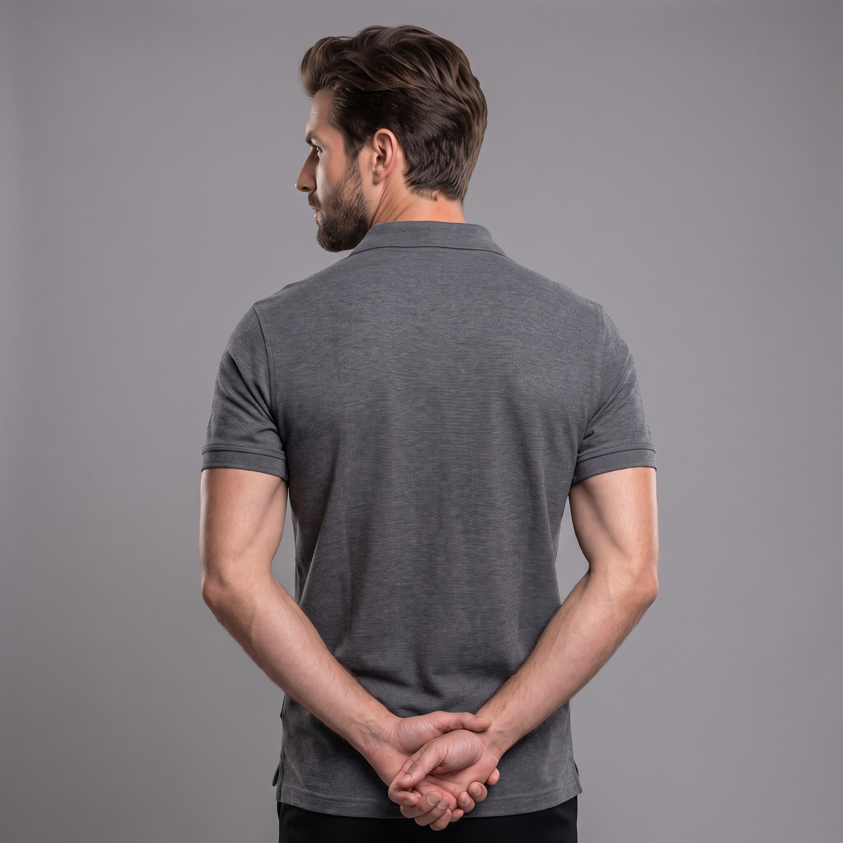 Camiseta Polo 315 Hombre Lec Lee Gris Oscuro