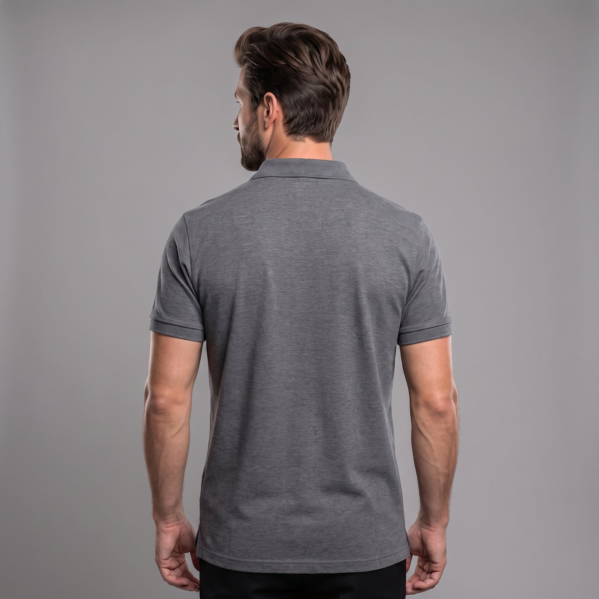 Camiseta Polo 315 Hombre Lec Lee Gris Oscuro