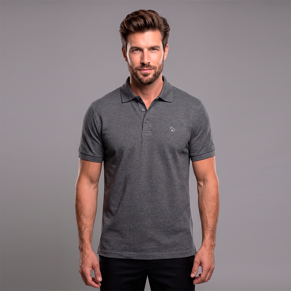 Camiseta Polo 315 Hombre Lec Lee Gris Oscuro