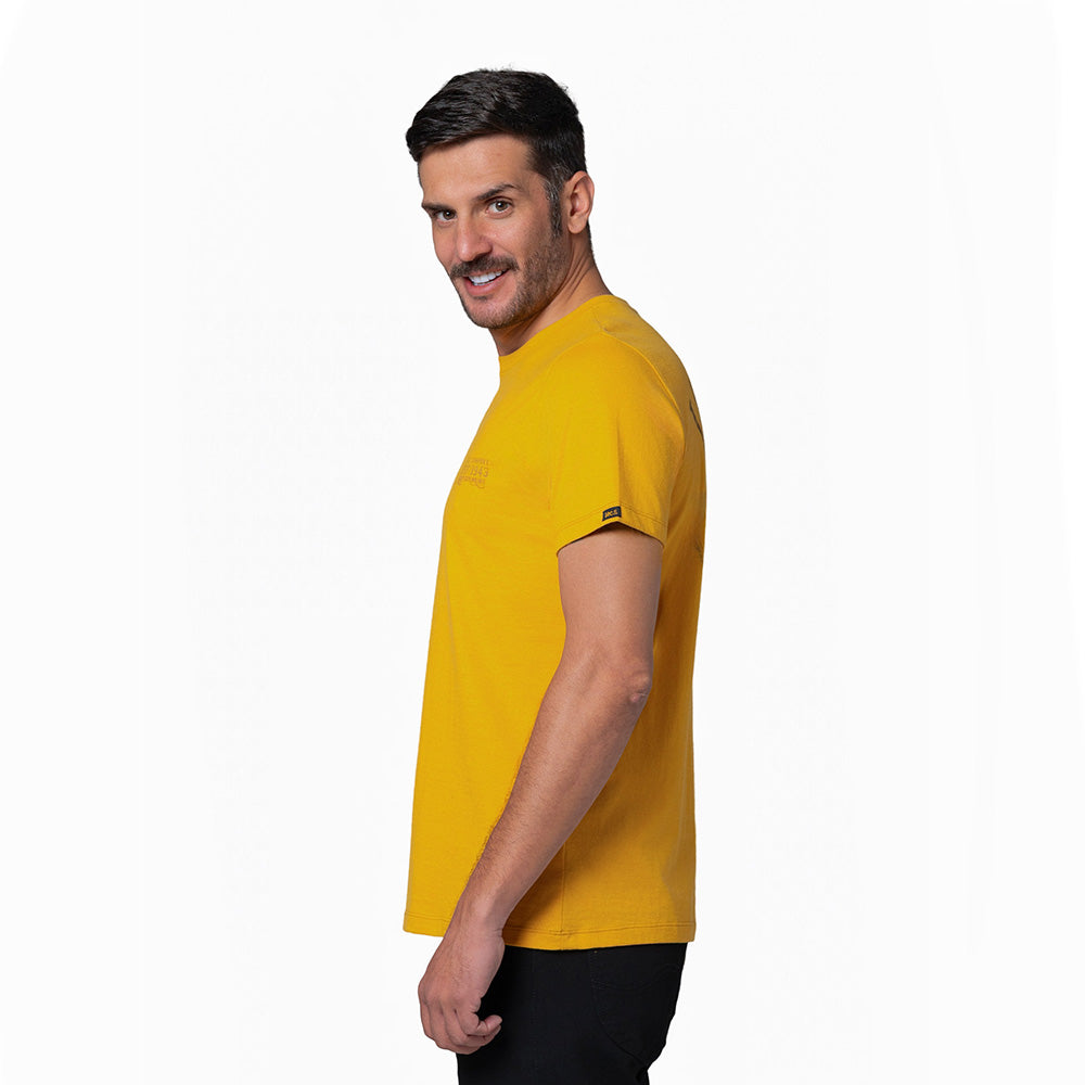 Camiseta Hombre Lec Lee Amarillo Oscuro