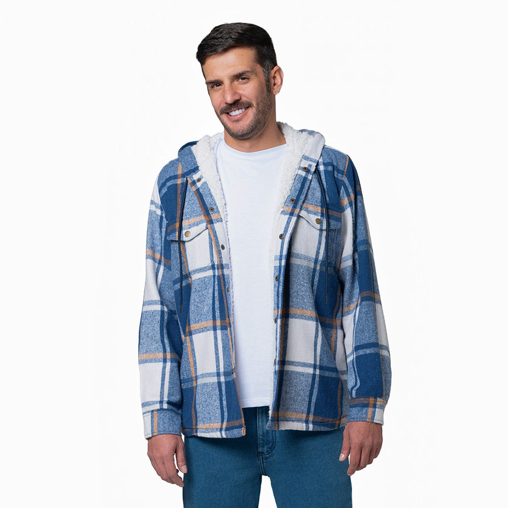 Chaqueta Leñadora con Ovejo índigo Oscuro Lec Lee