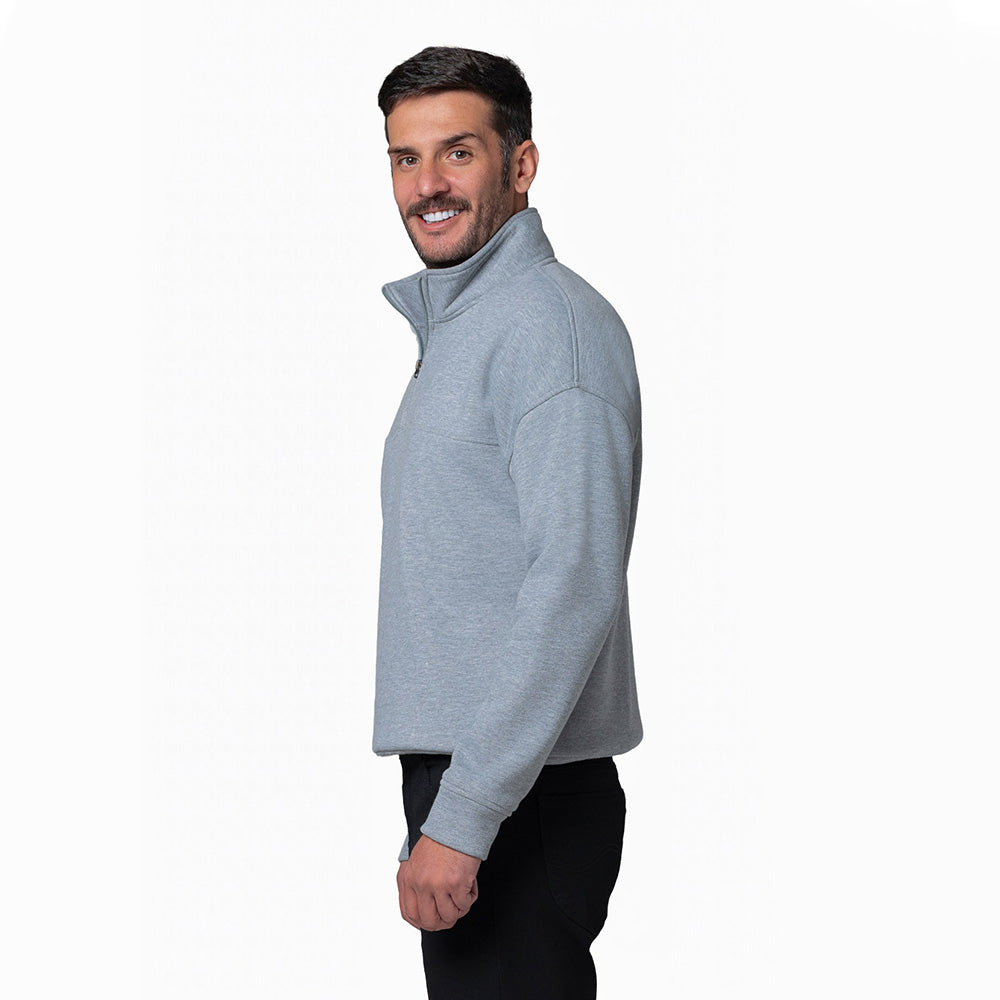 Buzo Cuello Alto Hombre Lec Lee Gris