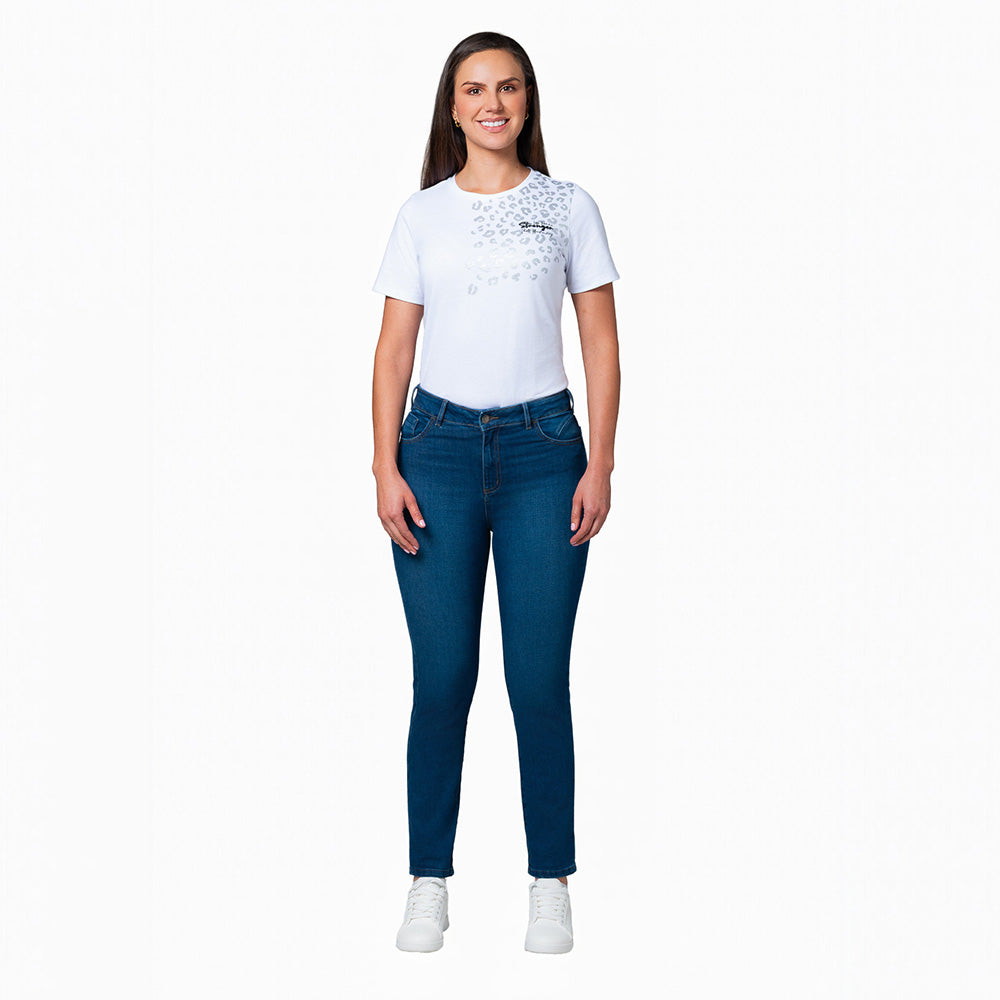 Jean Skinny Mujer Lec Lee Índigo Medio
