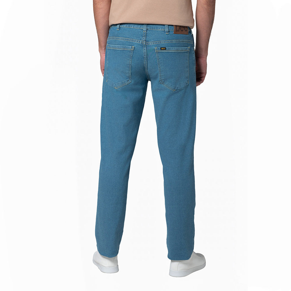 Jean Staid Hip Lec Lee índigo Claro