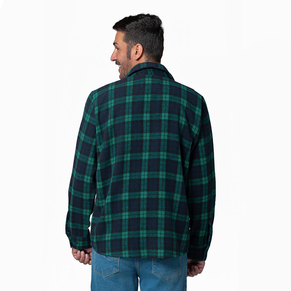 Camisa Leñadora Hombre Lec Lee Verde
