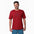 Camiseta Hombre Oversize Lec Lee Vino Tinto