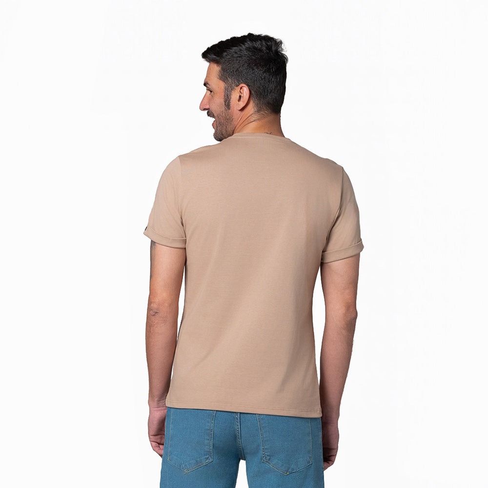 Camiseta Hombre Oversize Lec Lee Caqui
