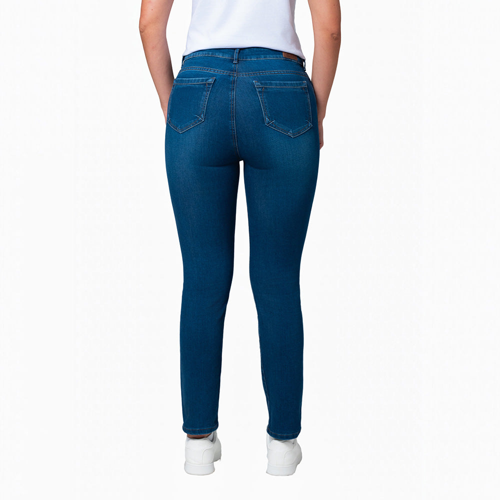 Jean Skinny Mujer Lec Lee Índigo Medio