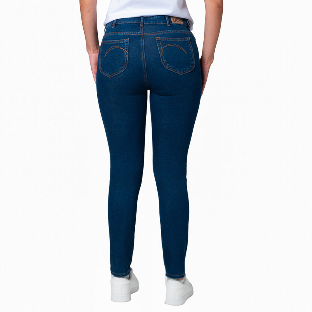 Jean Skinny Mujer Lec Lee Índigo Oscuro