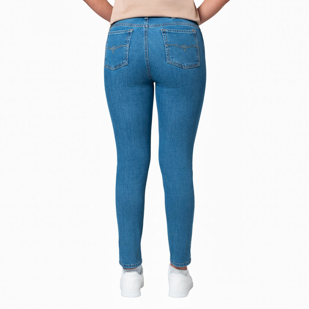 Jean Skinny Mujer Lec Lee Índigo Medio