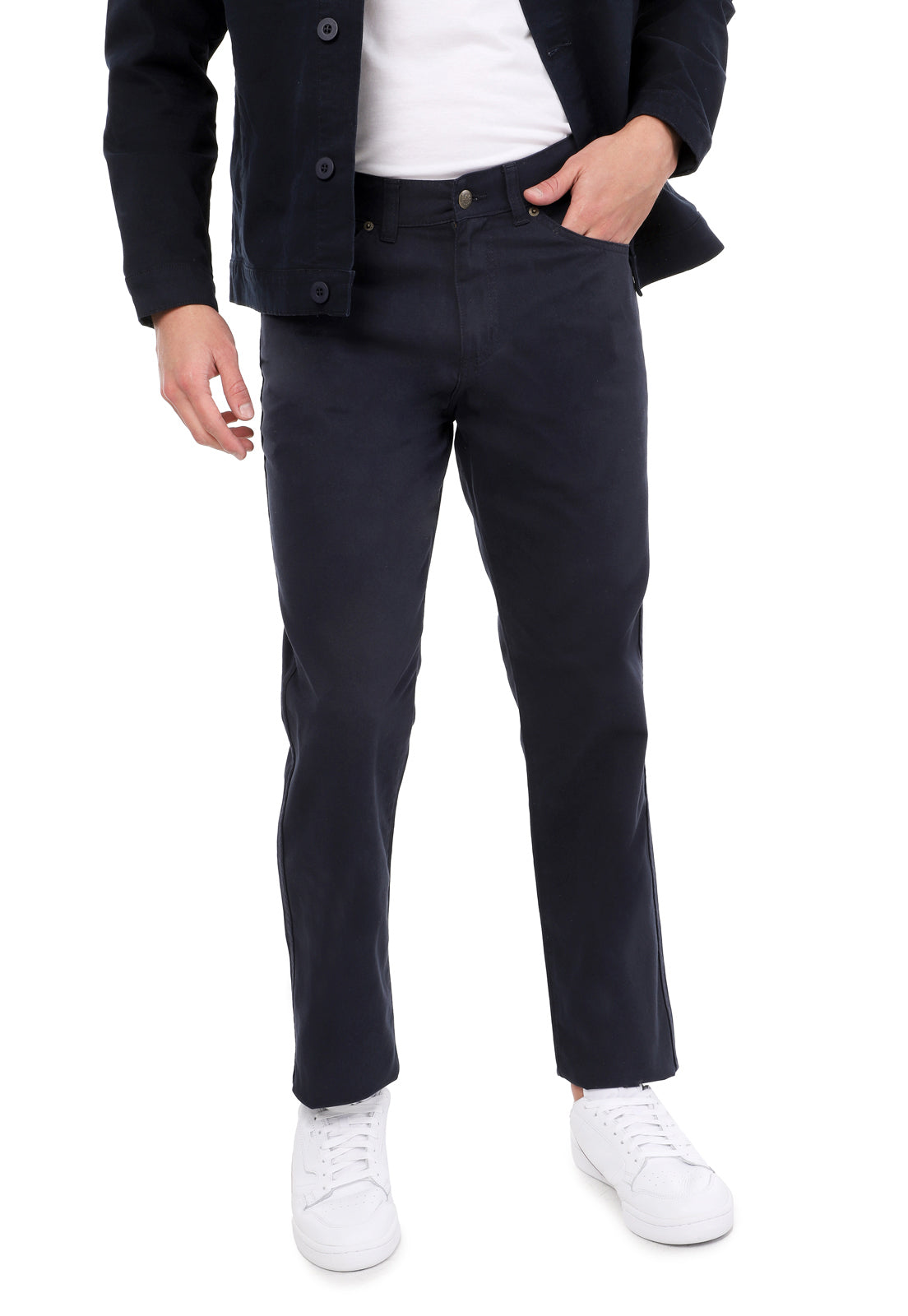Pantalón Clásico 90 Lec Lee Para Hombre Azul Oscuro