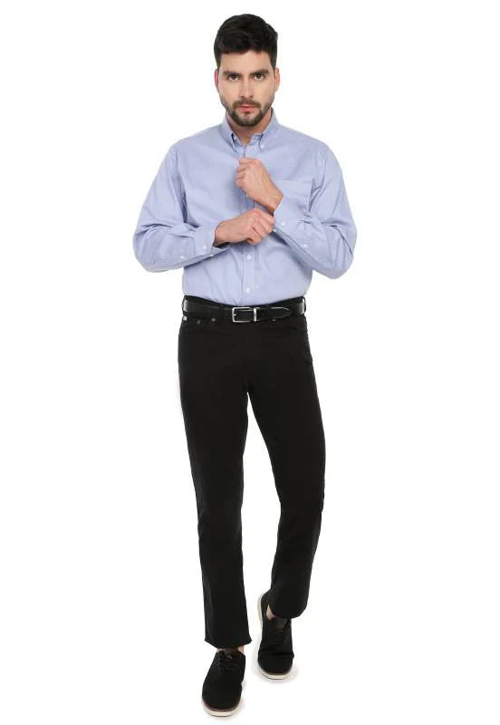 Camisa Manga Larga Dril Lec Lee para Hombre - Azul Claro