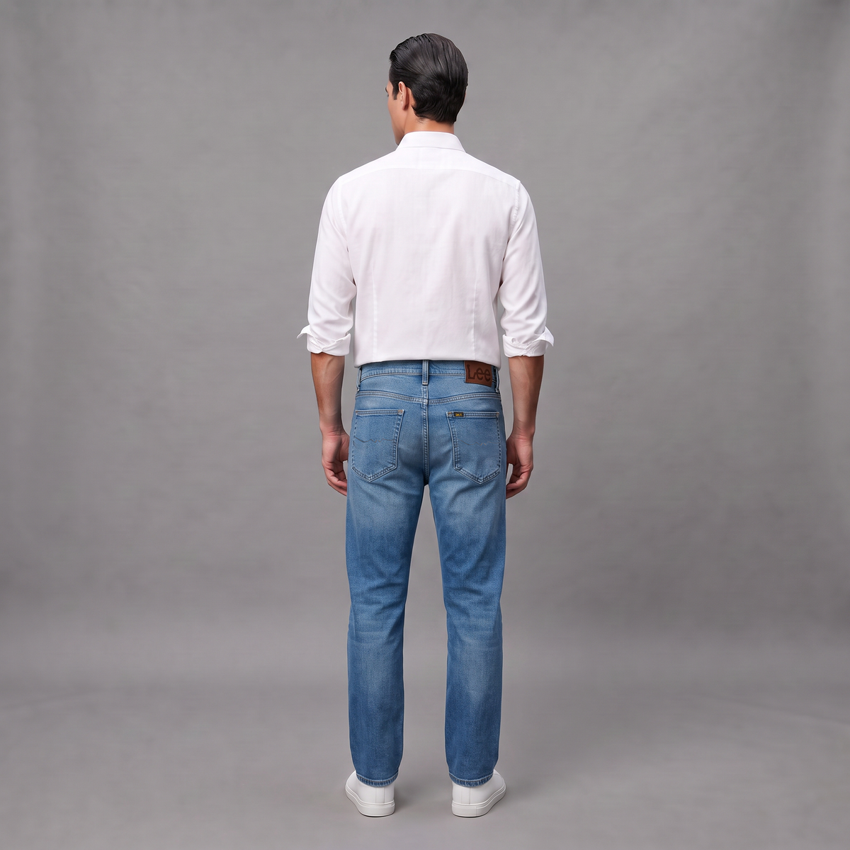 Jean Skinny Hombre Lec Lee Azul Medio