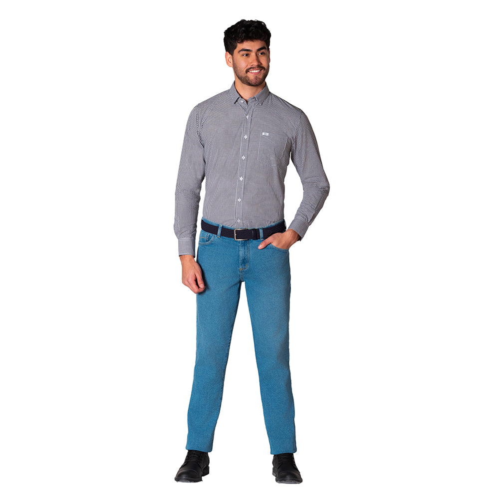 Jean Hombre Staid Hip índigo Claro Lec Lee