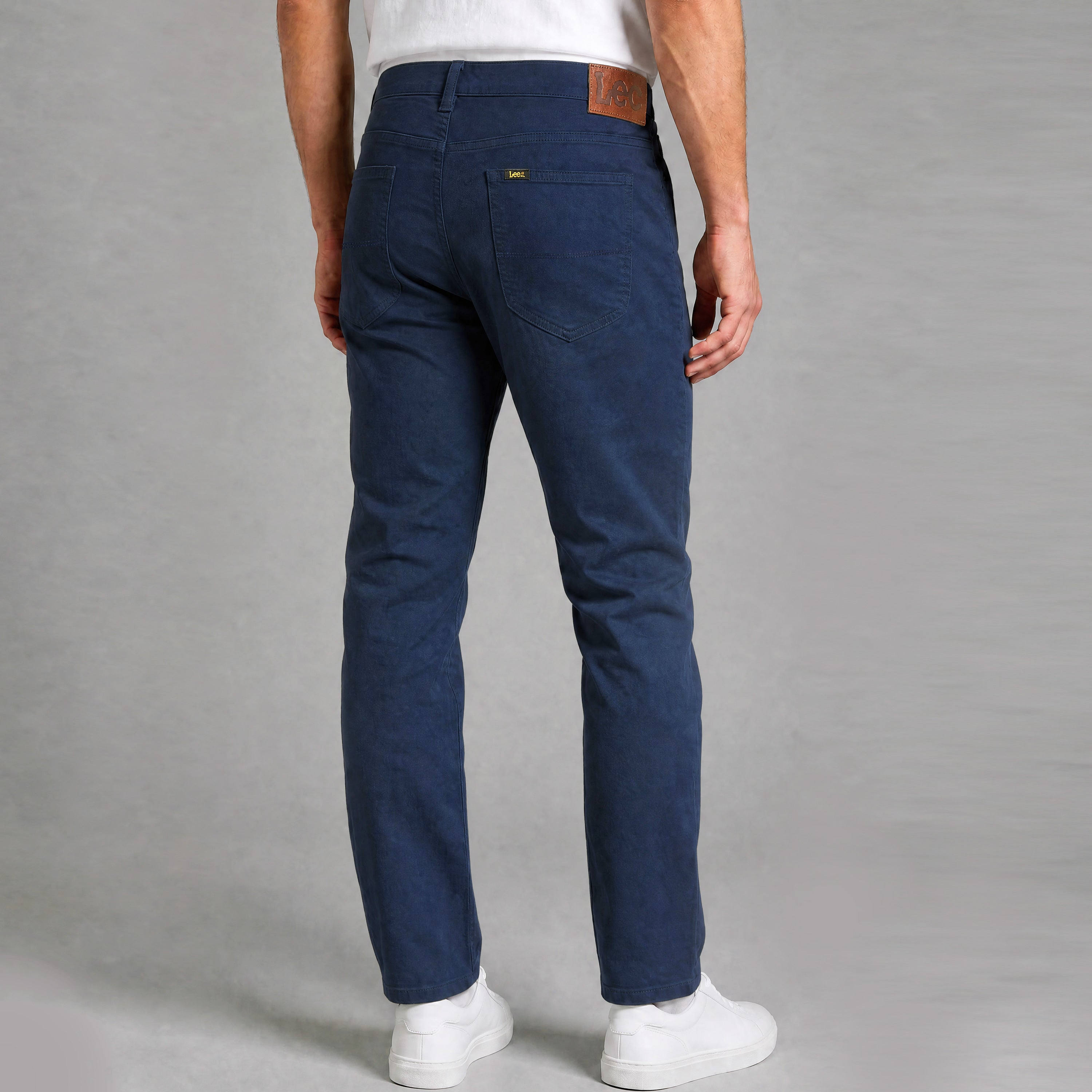 Pantalón 5 Bolsillos Slim Hombre Lec Lee Azul Insignia