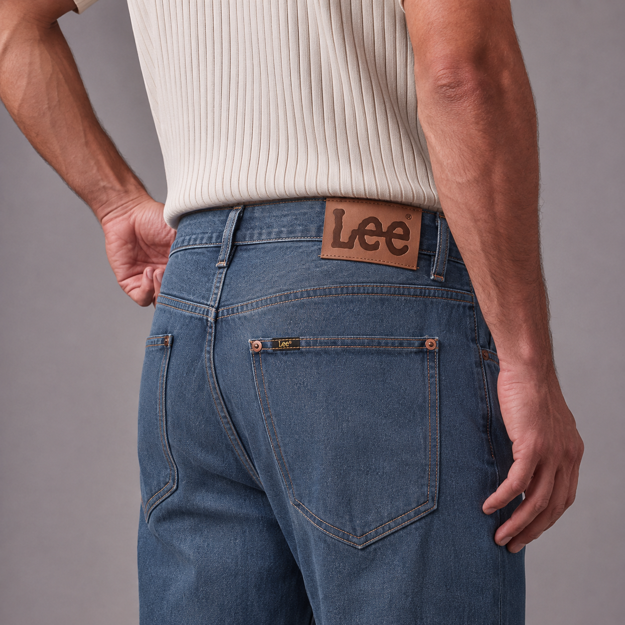 Jean Slim Hombre Lec Lee Índigo Oscuro