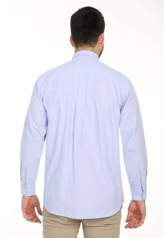 Camisa Básica 11305 Lec Lee Hombre - Azul Claro