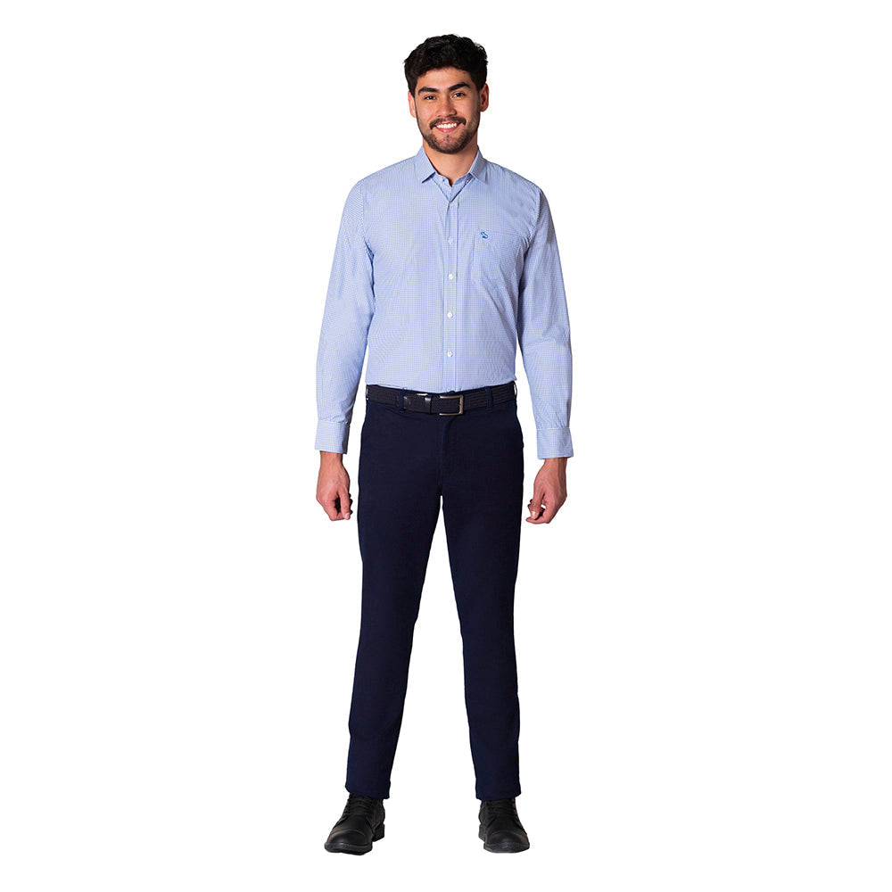 Pantalón Chino Hombre Lec Lee Azul