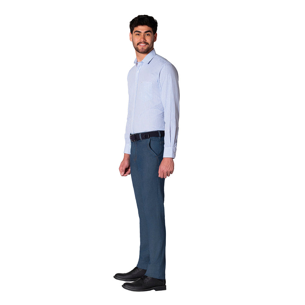 Pantalón Casual Hombre Lec Lee Azul
