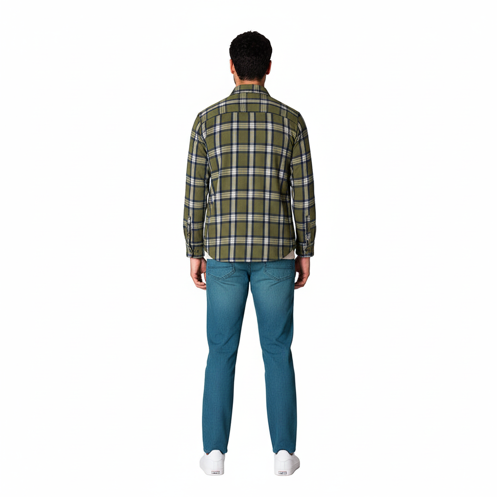 Camisa Leñadora para Hombre Lec Lee - Verde