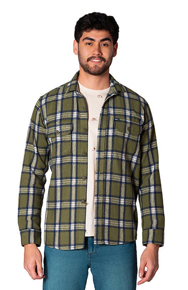 Camisa Leñadora para Hombre Lec Lee - Verde