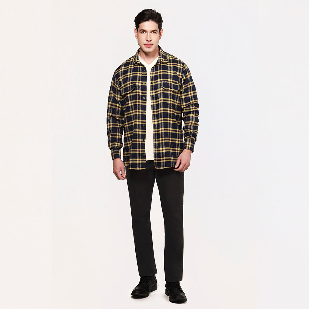 Camisa Leñadora Lec Lee para Hombre - Vinotinto