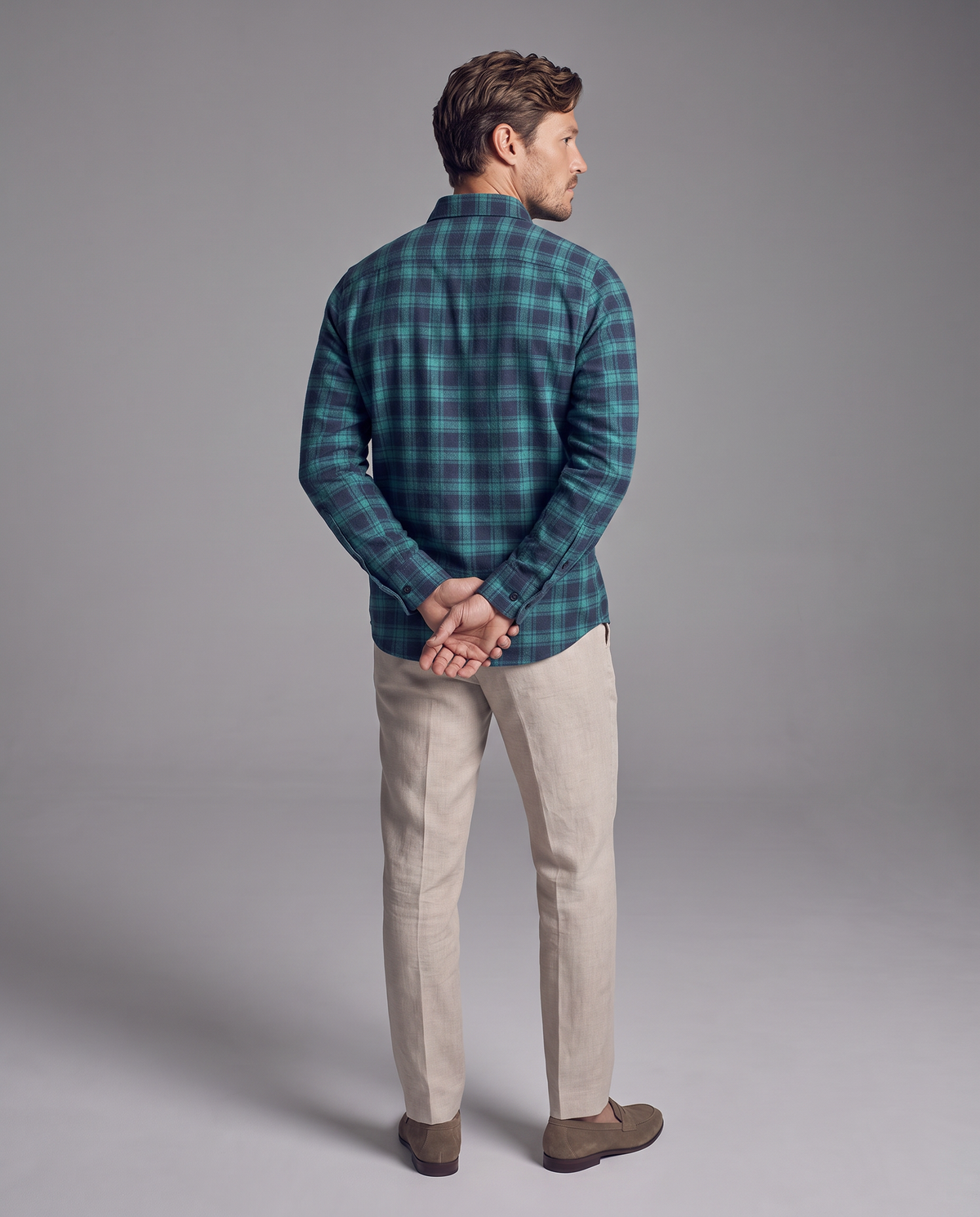 Camisa Leñadora Hombre Lec Lee Verde