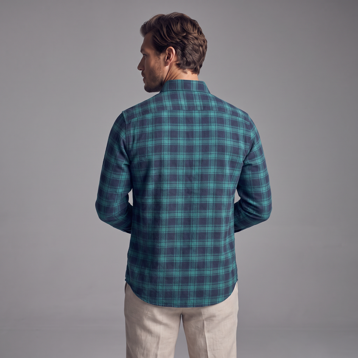 Camisa Leñadora Hombre Lec Lee Verde