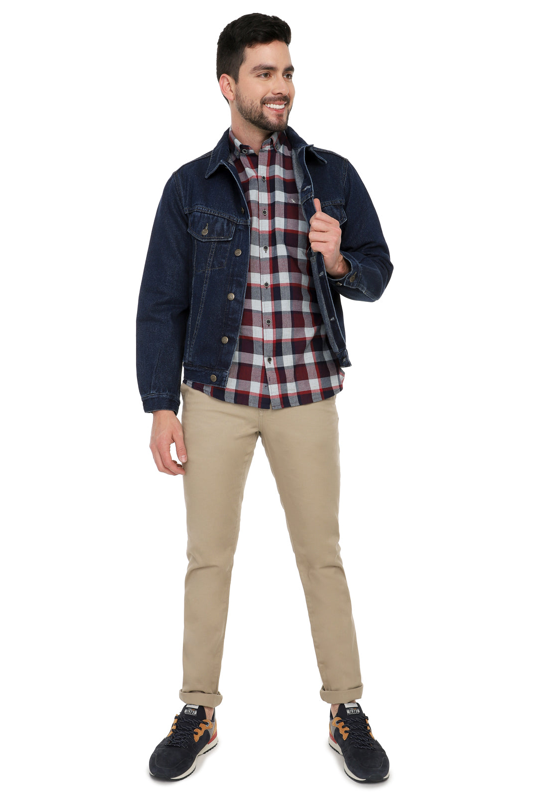 Chaqueta En Jean Clásica Hombre Lec Lee