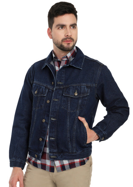 Chaqueta En Jean Clásica Hombre Lec Lee