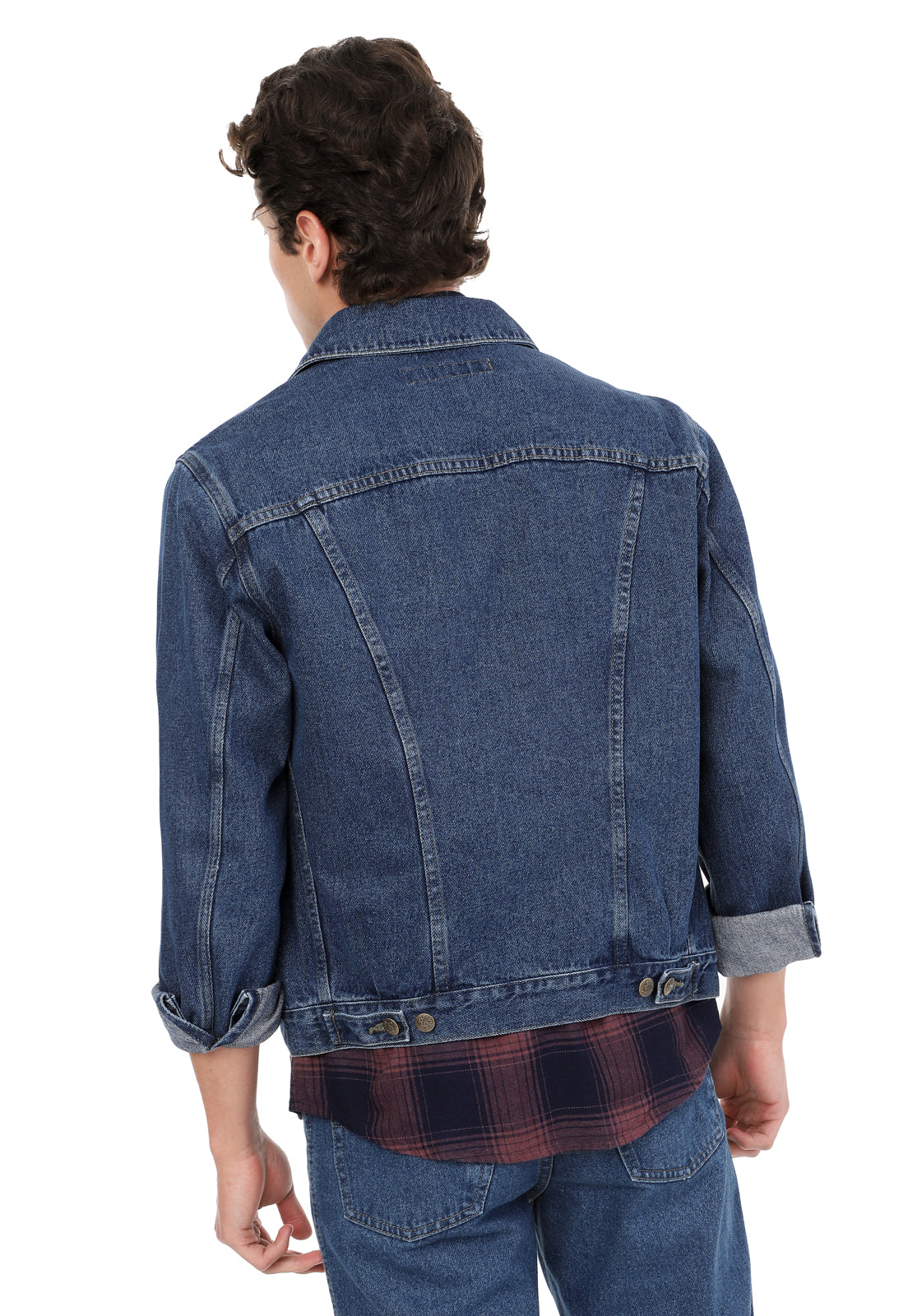 Chaqueta En Jean Hombre Ref. 134 Lec Lee - Índigo Medio