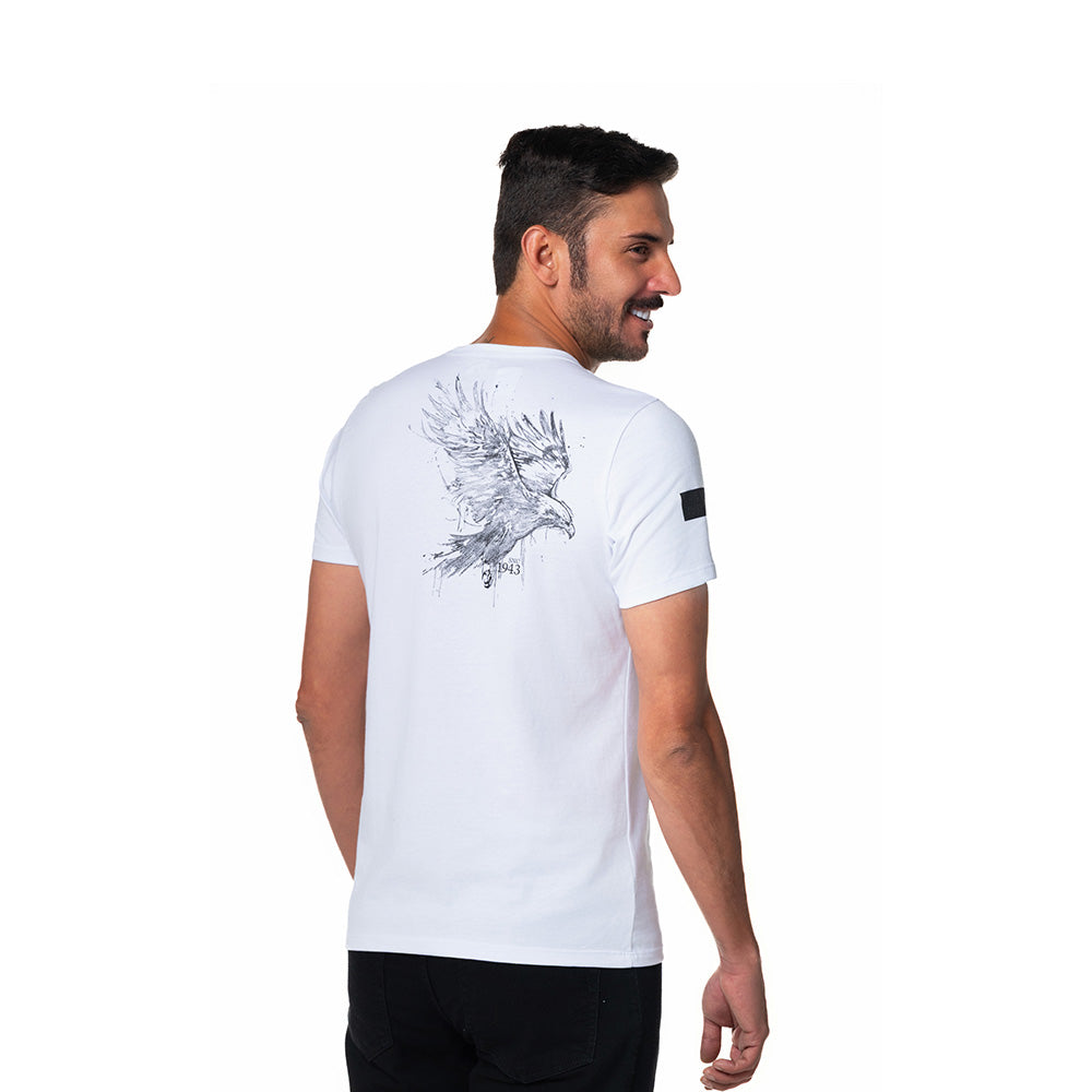 Camiseta Casual Hombre Lec Lee Blanca