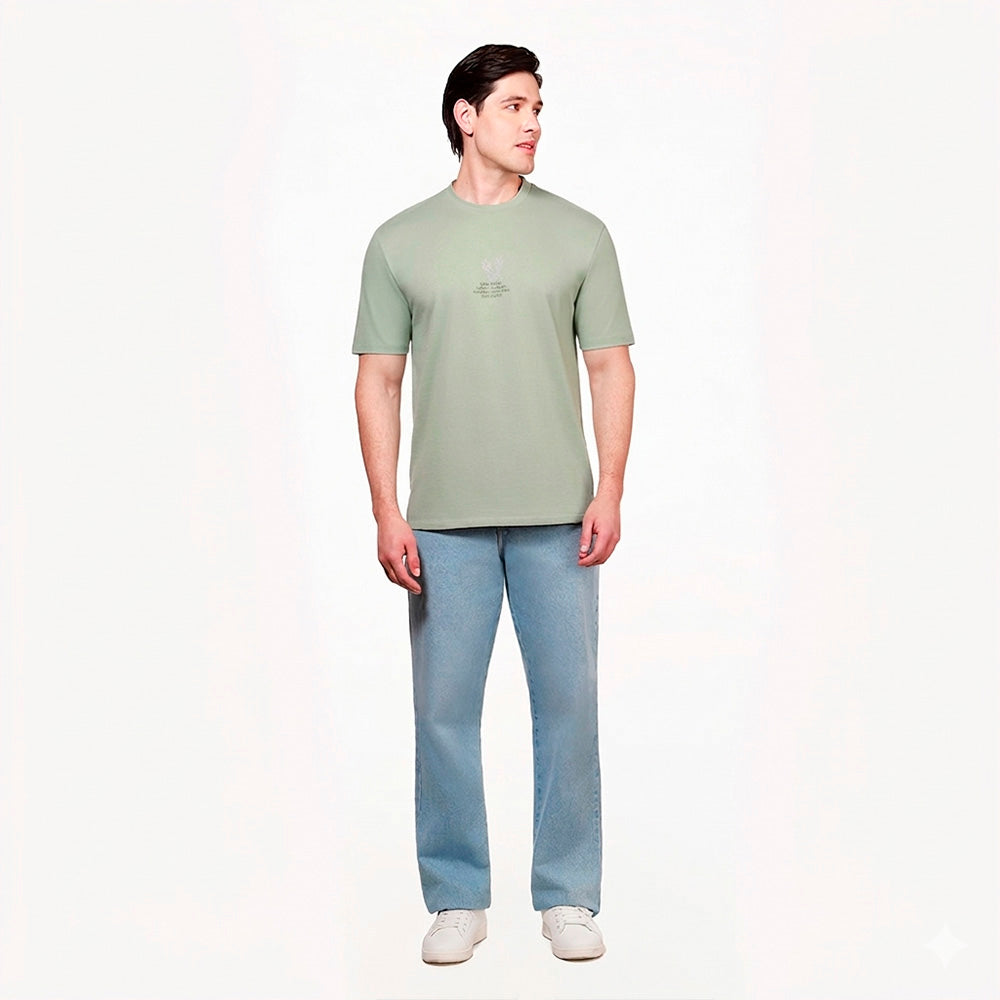 Camiseta Oversize Hombre Lec Lee