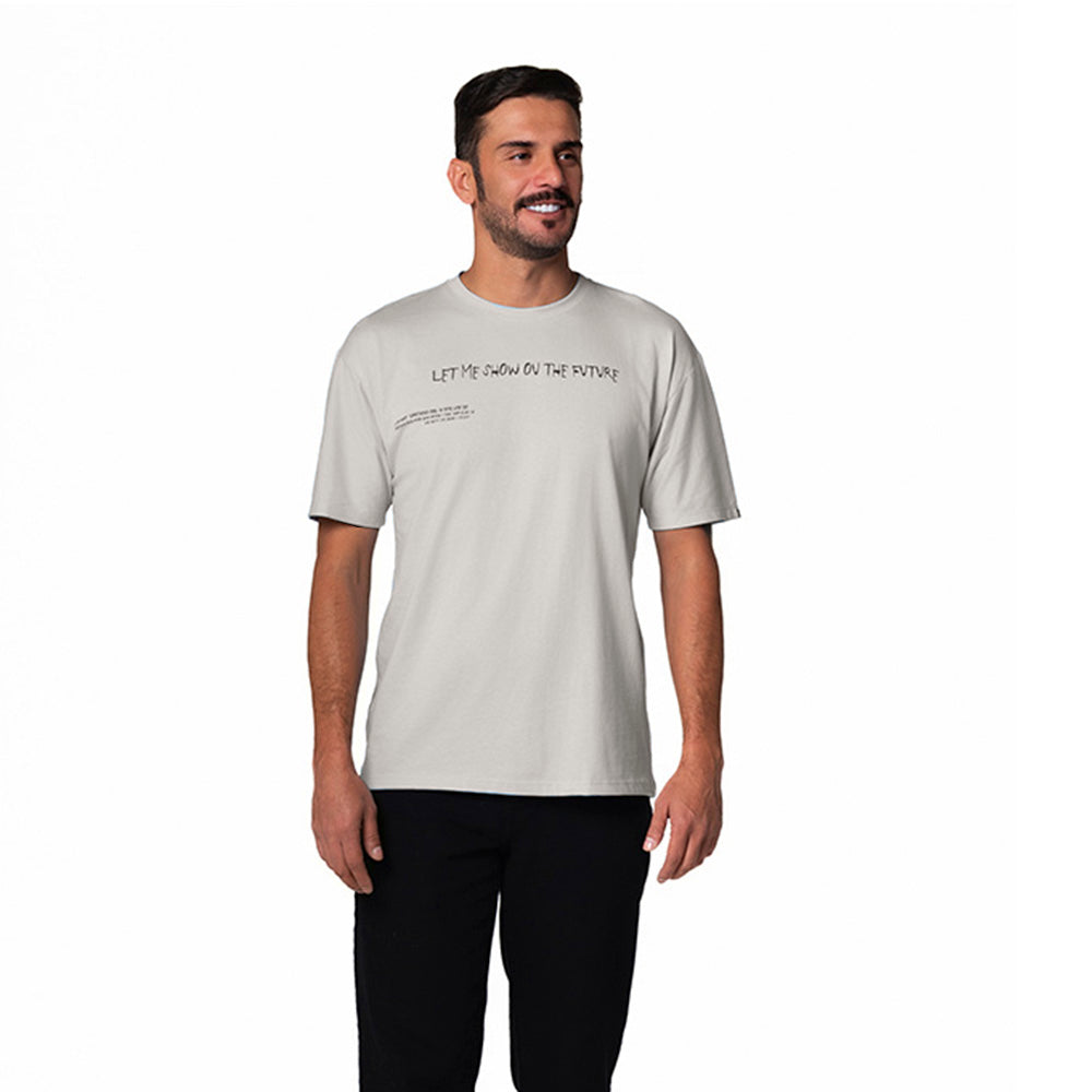 Camiseta Casual Hombre Lec Lee Azul Claro