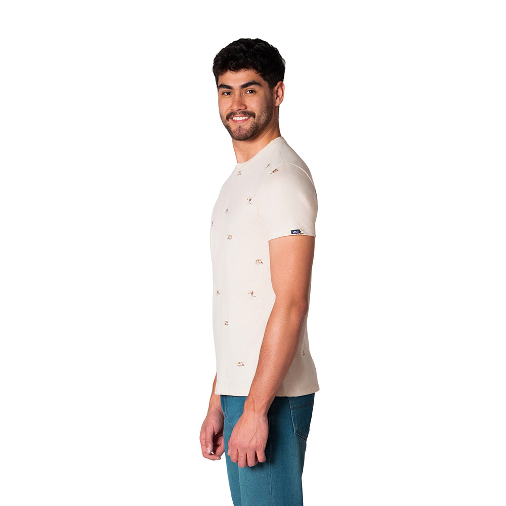 Camiseta Slim Hombre Lec Lee Beige