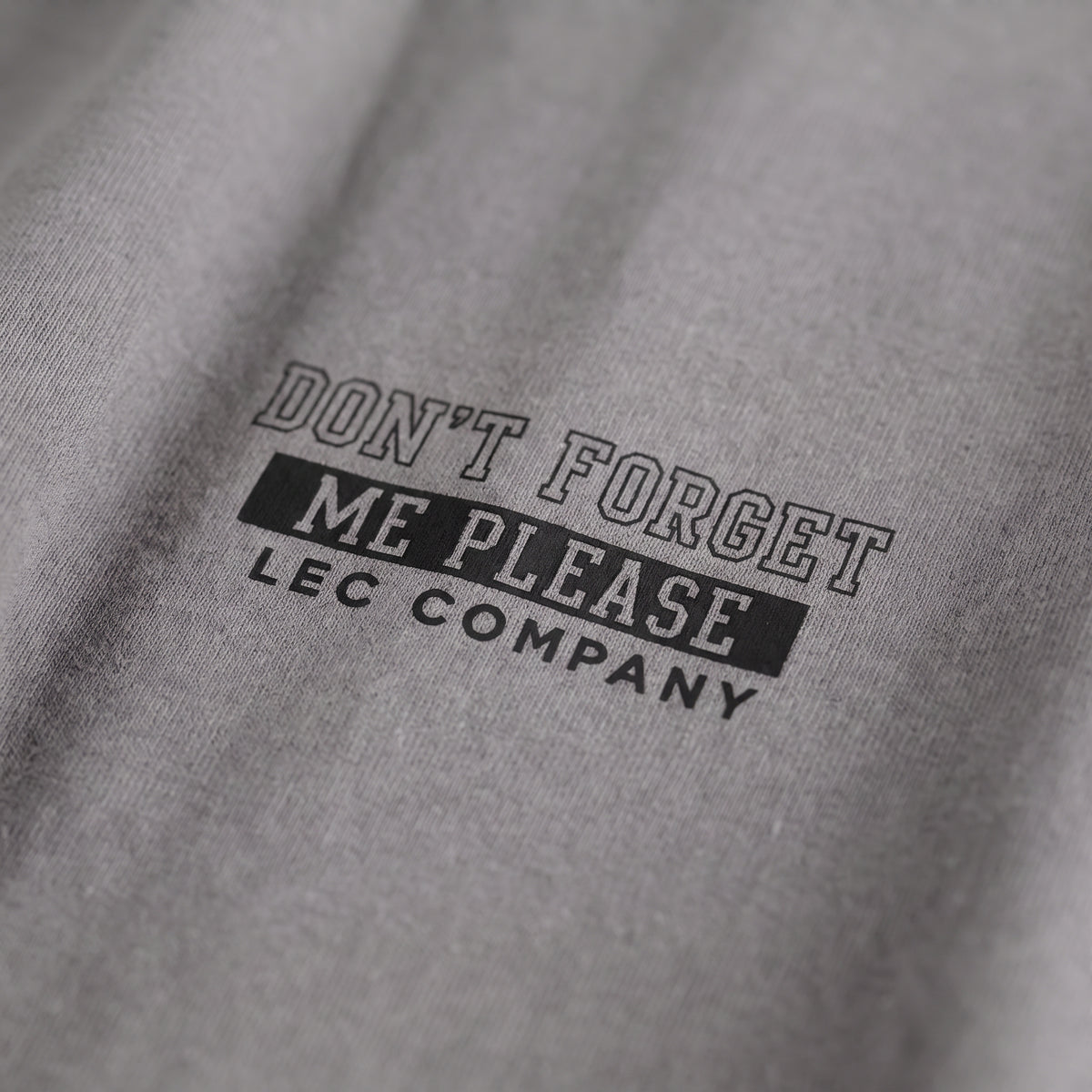 Camiseta Oversize Hombre Lec Lee Gris Medio