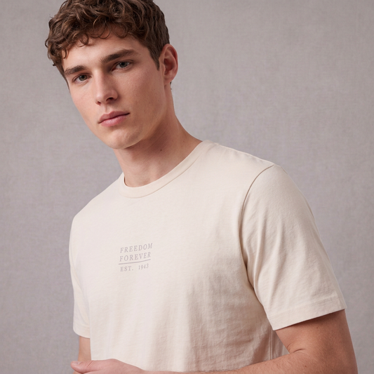 Camiseta Slim Cuello Redondo Hombre Lec Lee Crudo