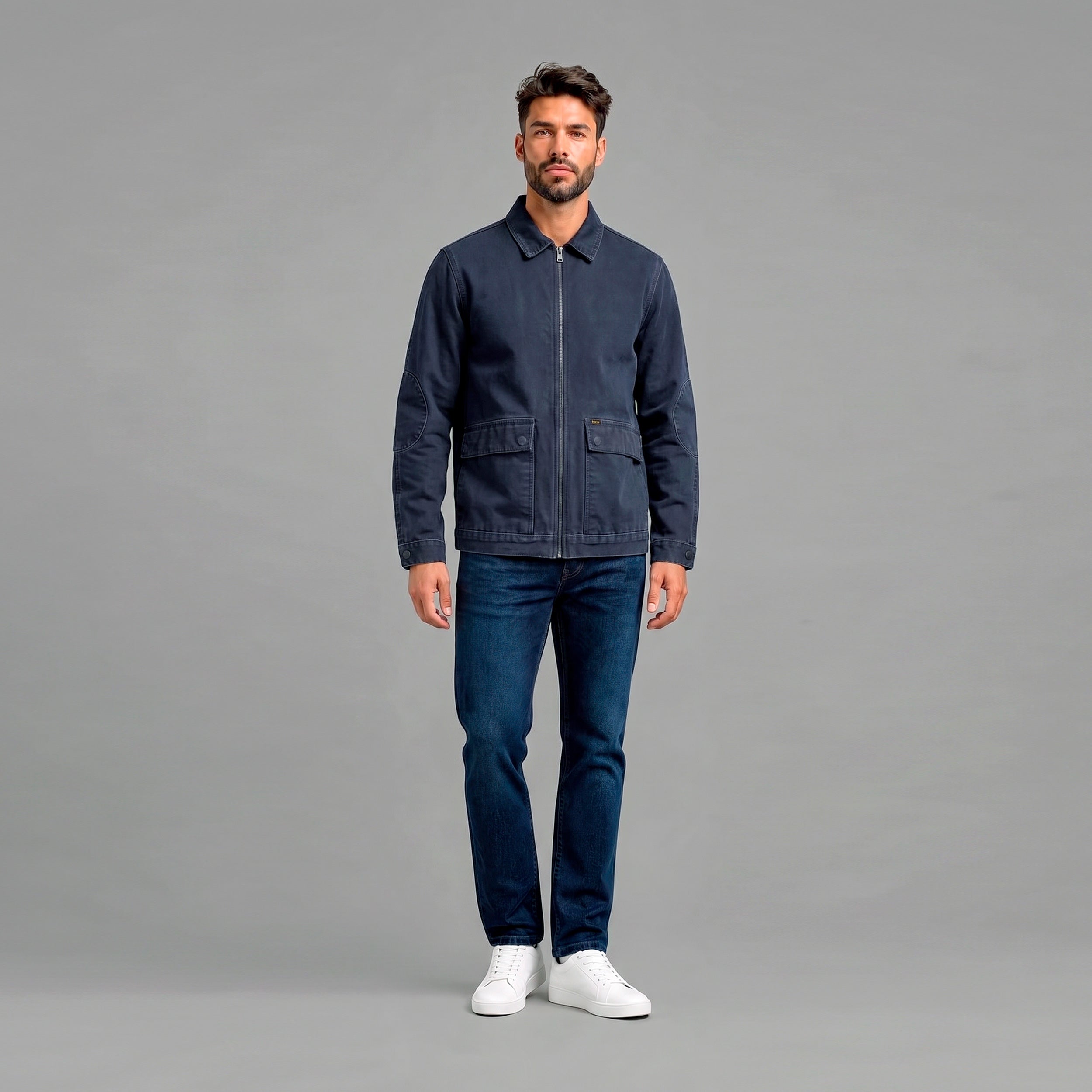Chaqueta Casual Hombre Lec Lee Azul