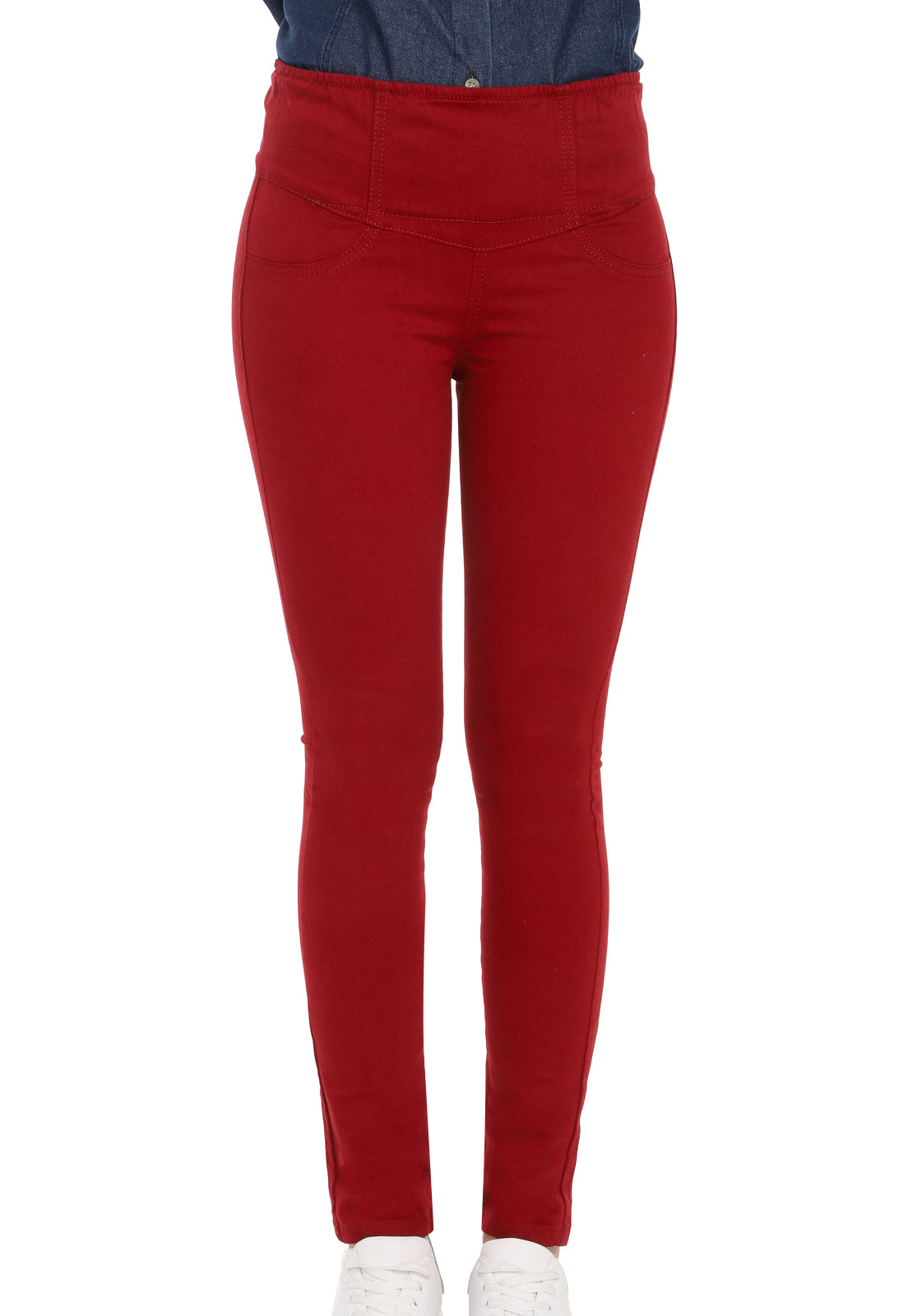 Leggins para Mujer - Rojo Oscuro