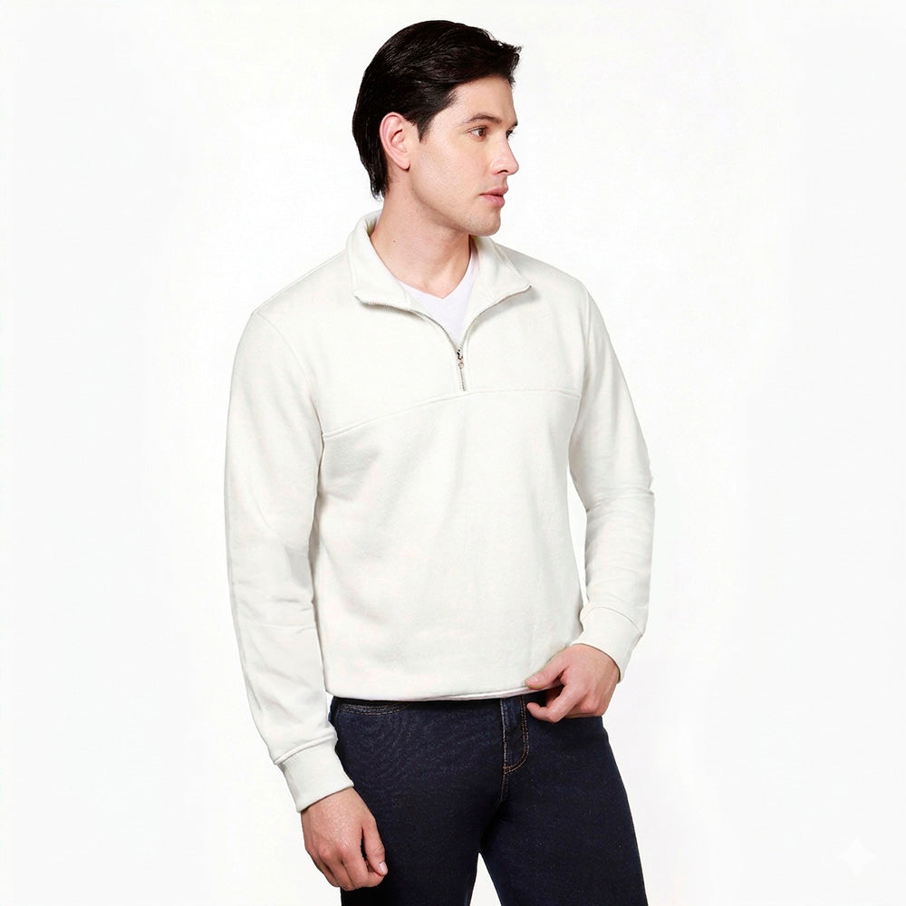Buzo Cuello Alto Hombre Lec Lee Gris