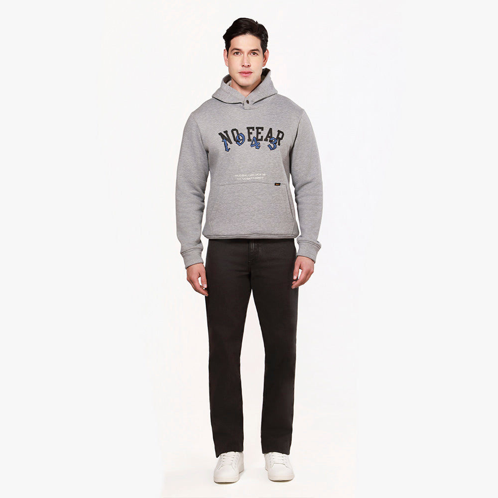 Buzo Hombre Con Capota Lec Lee Gris Claro - Beige