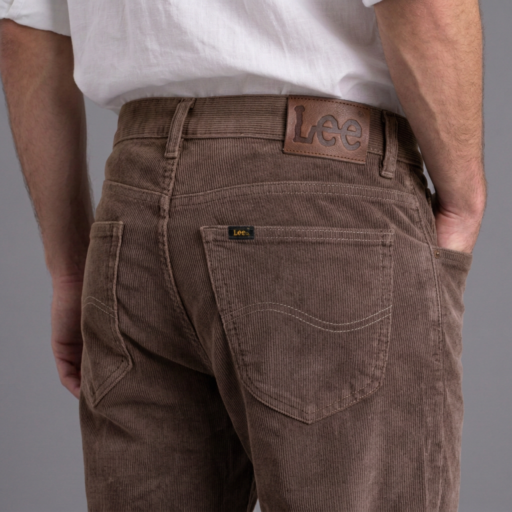 Pantalón Clásico Pana 180 Hombre Lec Lee Arena
