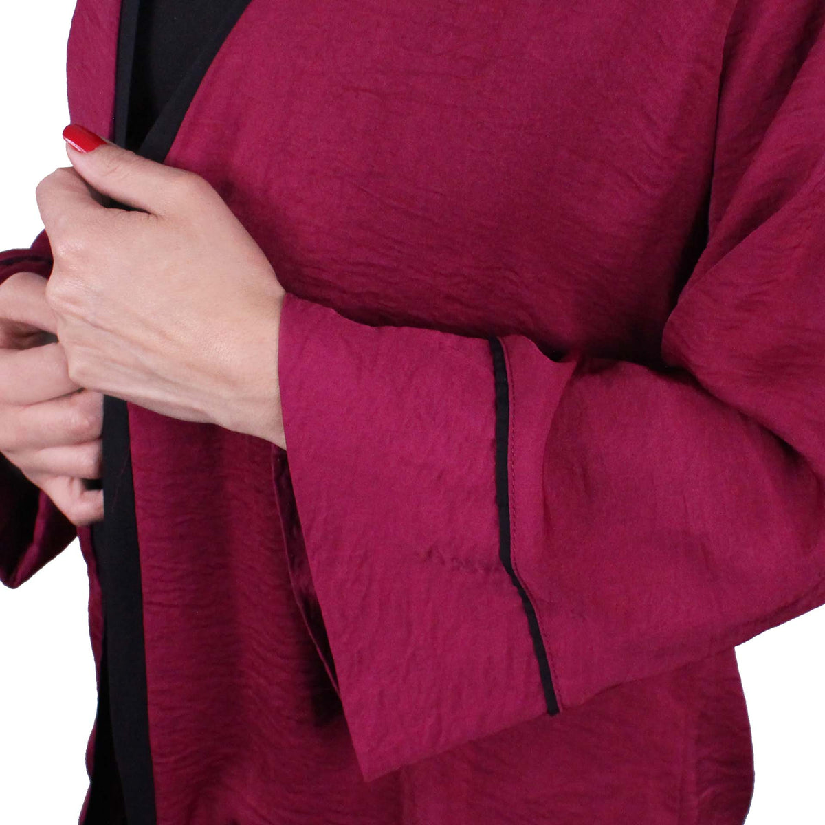 Kimono Corto De Mujer Lec Lee Vinotinto
