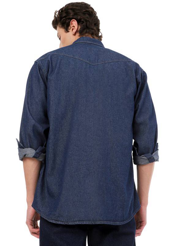 Camisa Básica 202 Lec Lee para Hombre - Índigo Oscuro