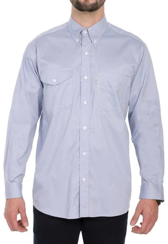Camisa Basic Manga Larga Lec Lee para Hombre - Azul Claro